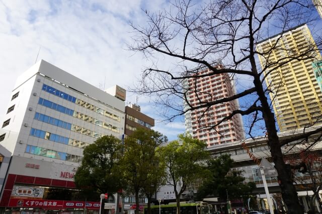 荒川区日暮里駅の画像