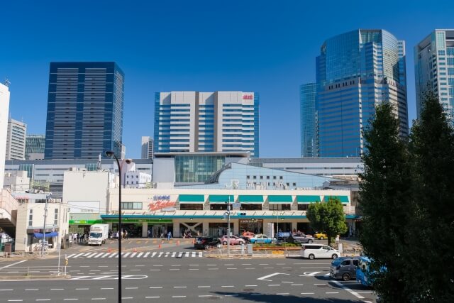 品川駅港南口の画像